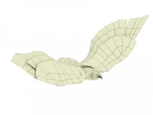 aquila truccata animata Modello 3D