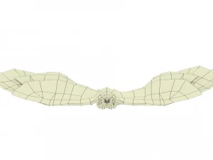 aquila truccata animata Modello 3D