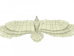 eagle rigged animated 3D 模型