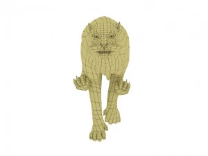 cheetah rigged animated 3D Model