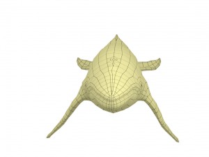 whale rigged animated Modelo 3D