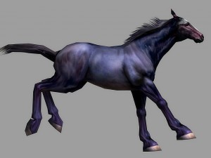 horse rigged animated 01 3D-Modell