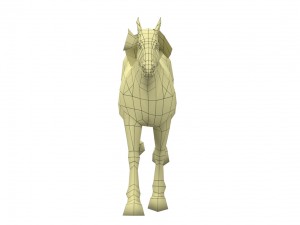 horse rigged animated 01 3D-Modell