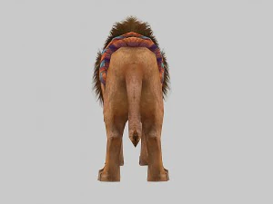 lion rigged animated 3D Model