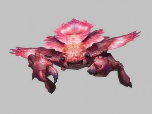 crab rigged animated 3D Model
