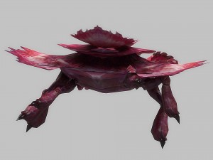 crab rigged animated 3D Model