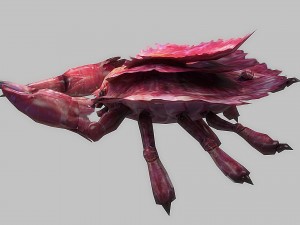 crab rigged animated 3D Model