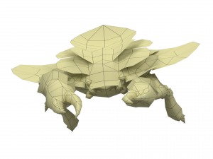 crab rigged animated 3D Model