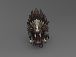 wild boar rigged animated Modèle 3D