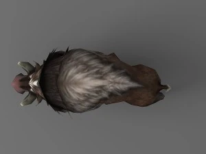 wild boar rigged animated 3D Model