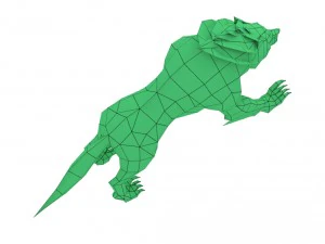 wolf rigged 3D Model