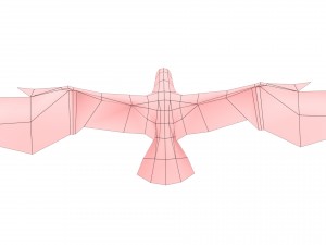 eagle rigged animated 01 3D Model