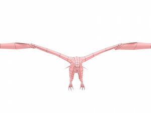 eagle rigged animated 01 3D Model