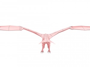eagle rigged animated 01 3D Model