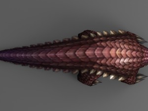 pangolin rigged animated 01 3D Model