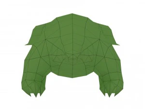 pangolin rigged animated 01 3D Model