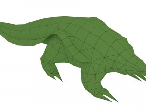 pangolin rigged animated 01 3D Model