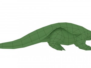 pangolin rigged animated 01 3D Model