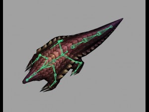 pangolin rigged animated 01 3D Model