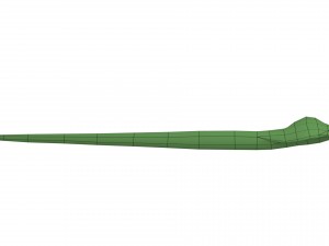 snake rigged animated 01 3D Model
