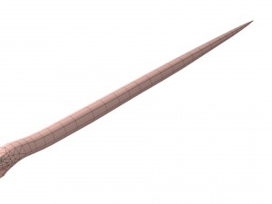snake rigged animated 02 3D Model