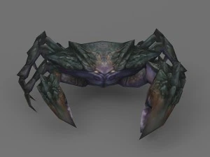 crab rigged 3D Model