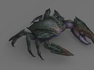crab rigged 3D Model
