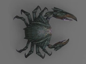 crab rigged 3D Model