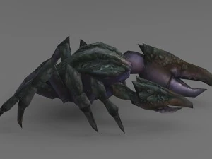 crab rigged 3D Model