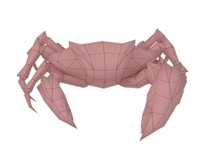 crab rigged 3D Model