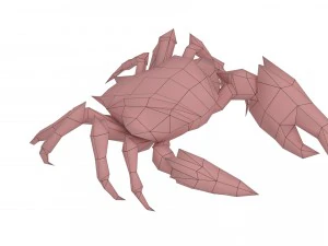 crab rigged 3D Model