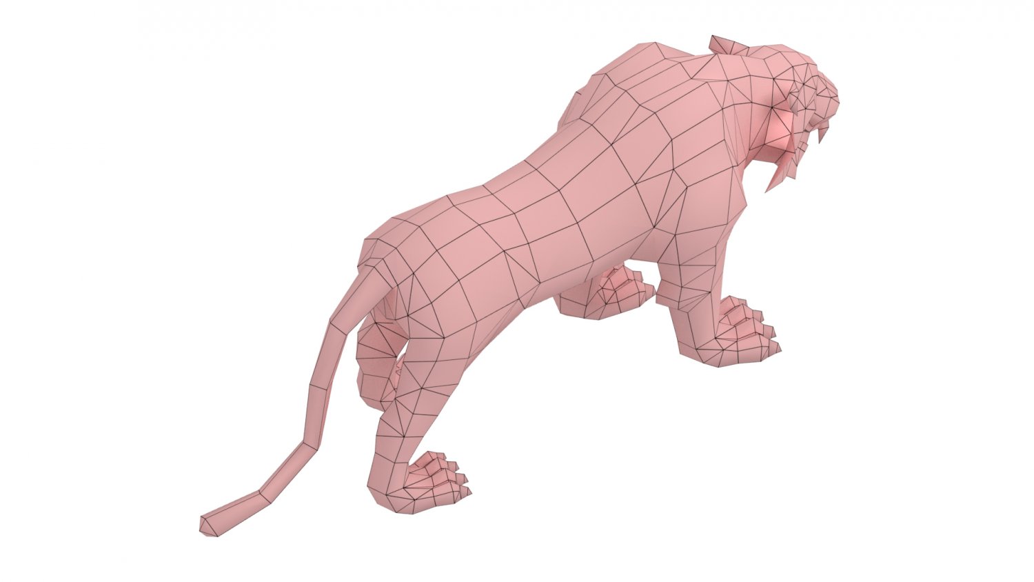 Tiger Animated 3D Model $39 - .3ds .dae .dxf .pwc .obj .stl .wrl .max .fbx  - Free3D