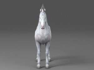 horse rigged animated 03 Model 3D