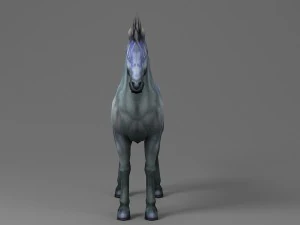 horse rigged animated 03 3D Model
