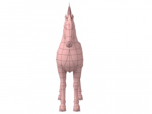 horse rigged animated 03 Model 3D