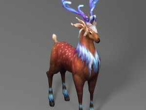 christmas elk 3D Model