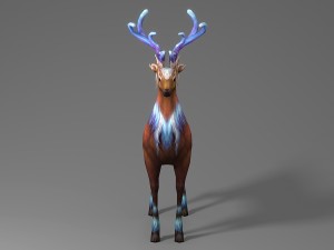 christmas elk 3D Model