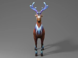 クリスマスヘラジカ 3Dモデル