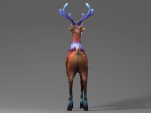 クリスマスヘラジカ 3Dモデル