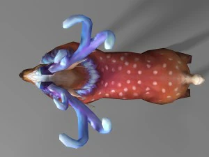 クリスマスヘラジカ 3Dモデル