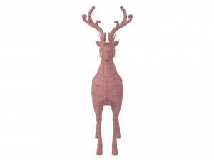 christmas elk 3D Model