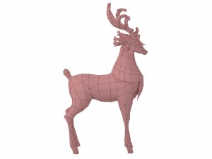 christmas elk 3D Model
