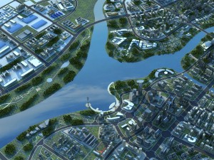 city scene 01 3D-Modell