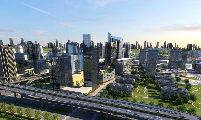 city scene 02 3D Model .c4d .max .obj .3ds .fbx .stl .blend 