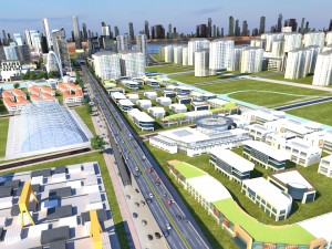 city scene 02 3D Model