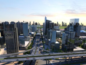city scene 02 3D Model