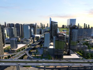 city scene 02 3D Model