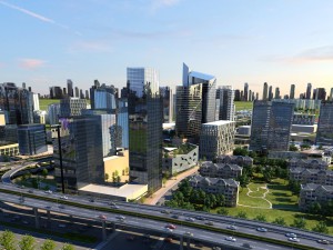 city scene 02 3D Model