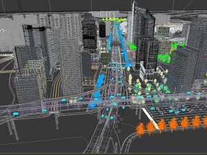 city scene 02 3D Model