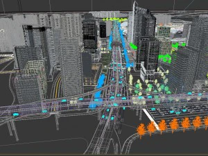 city scene 02 3D Model